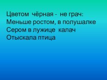 Поэтапное рисование галки.