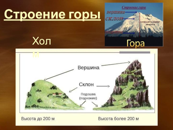 Практическая работа рельеф земли 5 класс география