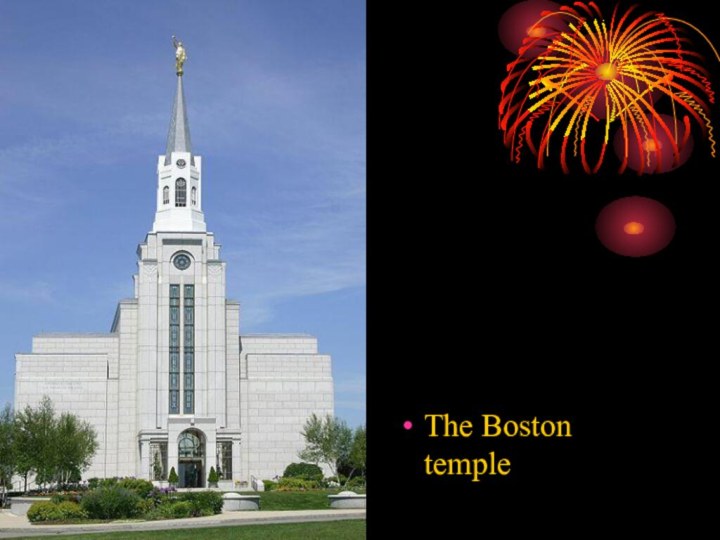 The Boston temple