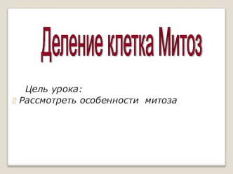 Митоз