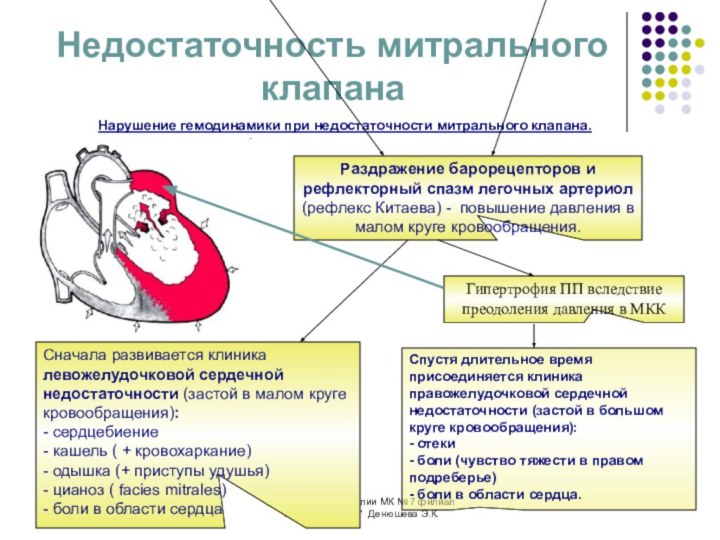 Блок схема пороки сердца