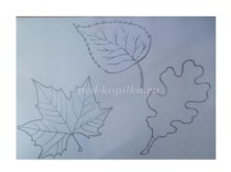 Презентация рисование осенних листьев