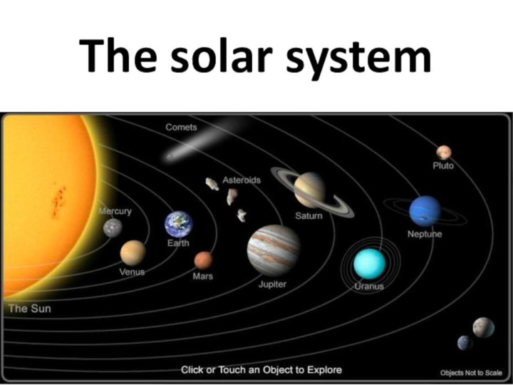 The solar system