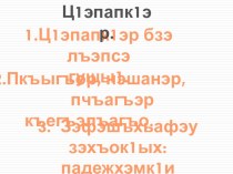 Презентация по адыгейскому языку на тему Местоимение (6 класс)