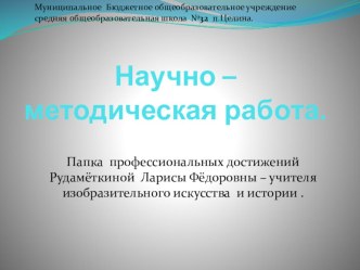 : Профессиональная деятельность