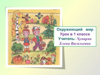 Презентация по окружающему миру на тему Разнообразие растений (1 класс)