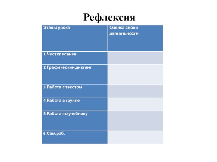 Рефлексия