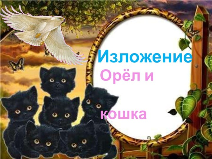 ИзложениеОрёл и     кошка