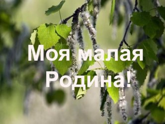 Моя малая Родина