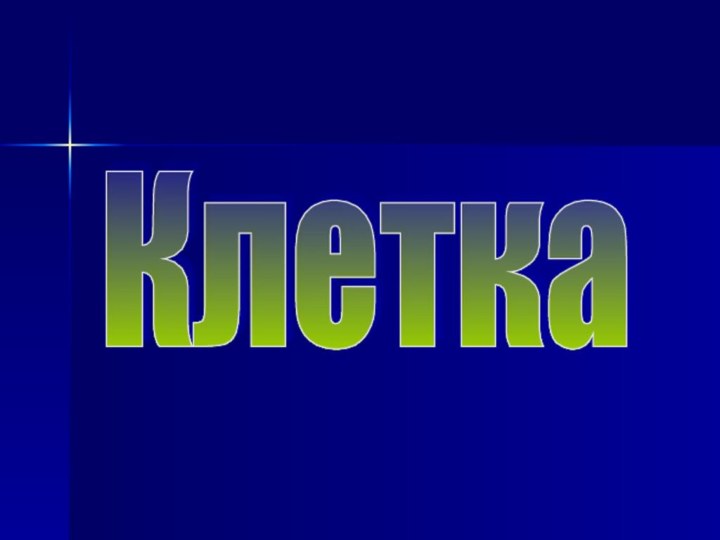 Клетка