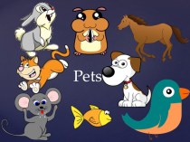 Презентация по английскому языку на тему Pets 2 класс