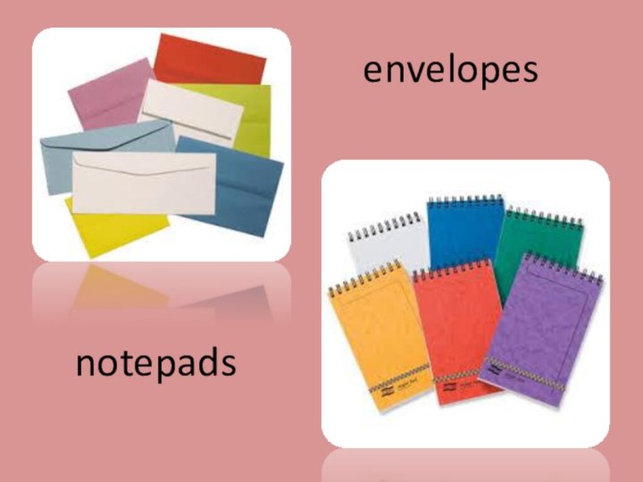 envelopesnotepads