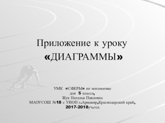 Урок по математике для 5 класса на тему ДИАГРАММЫ Цели по содержанию: - развивающие: развивать умение воспринимать и усваивать новую информацию, анализировать, сравнивать, обобщать, строить аналогии, делать выводы, развивать внимание;  - воспитательные: в