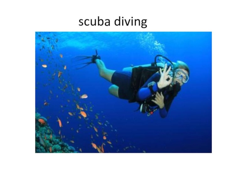 scuba diving