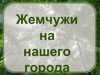 Презентация по краеведению Тульский парк