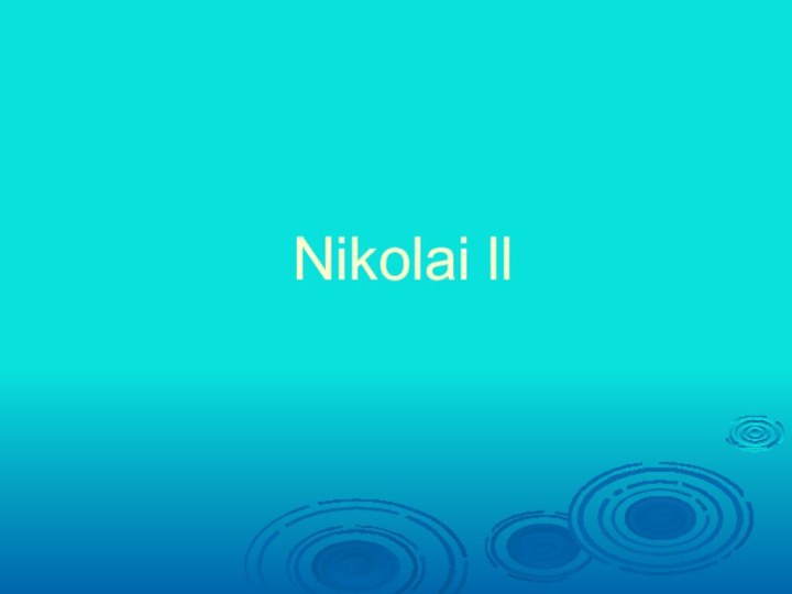 Nikolai ll