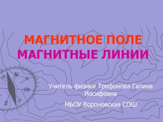 Презентация по физике на тему Магнитное поле