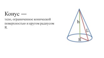 :Площадь поверхности конуса