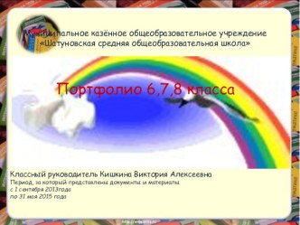 Портфолио класса с 5 по 8 класс