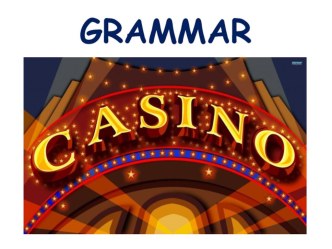 Методика создания игры Grammar Casino