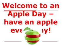 Презентация праздника Apple Day