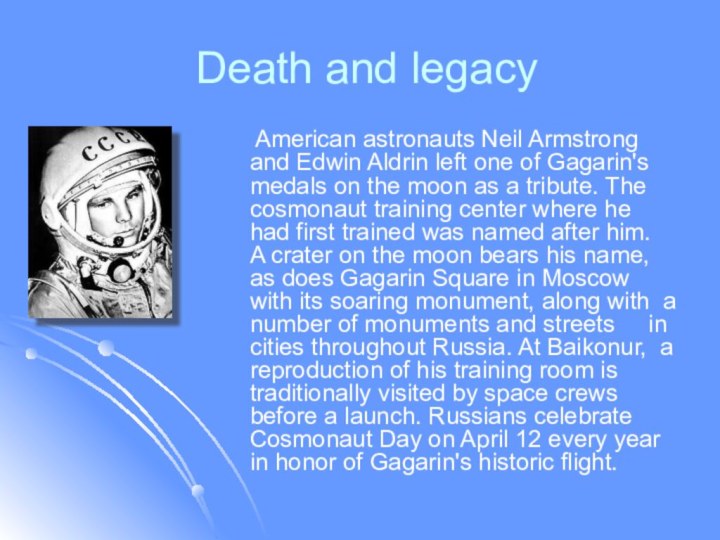 Death and legacy   American astronauts Neil Armstrong and Edwin Aldrin