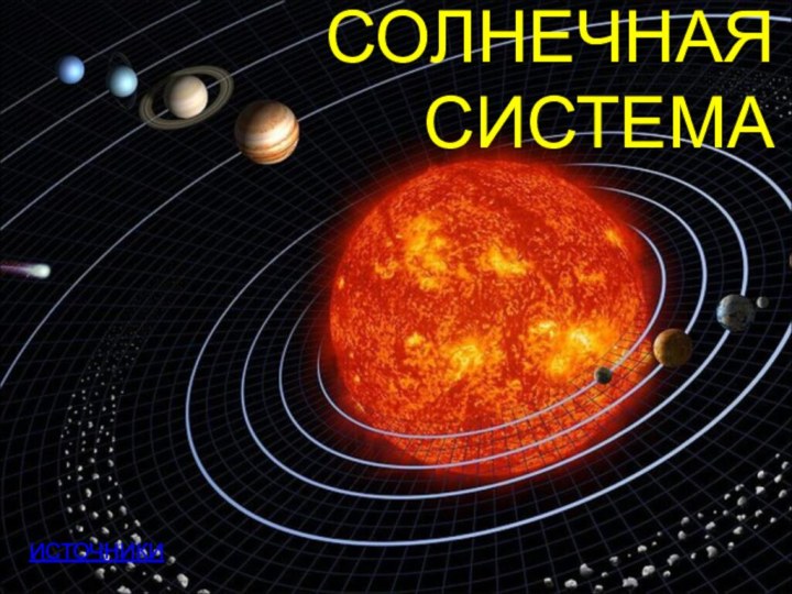 СОЛНЕЧНАЯ СИСТЕМАИСТОЧНИКИ