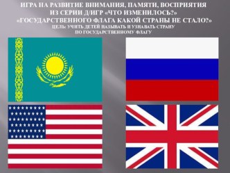 Презентация из серии д/игр Что изменилось?: Государственного флага какой страны не стало?