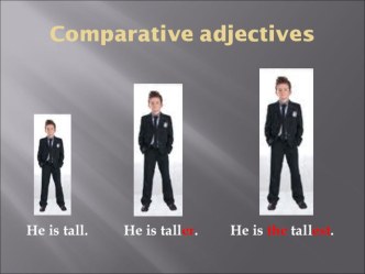 Comparative adjectives