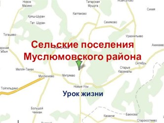 Сельские поселения Муслюмовского района