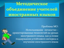 Презентация Выступление на итоговом ШМО Достижения в обучении английскому языку школьников, занятость педагогов английского языка