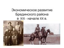 Презентация к уроку по теме: Экономическое развитие Брединского района в XIX - начале XX в.
