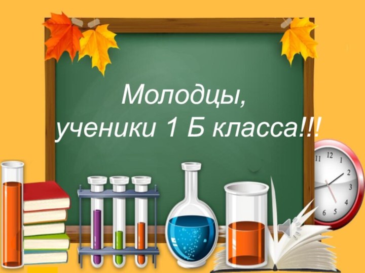 Молодцы, ученики 1 Б класса!!!