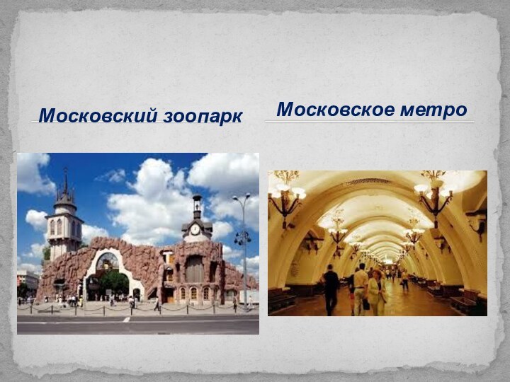 Московский зоопаркМосковское метро