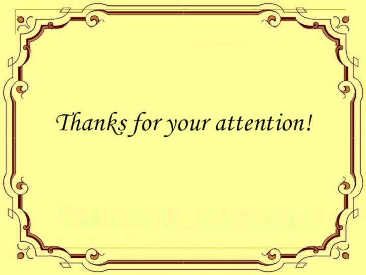 Thanks for your attention!