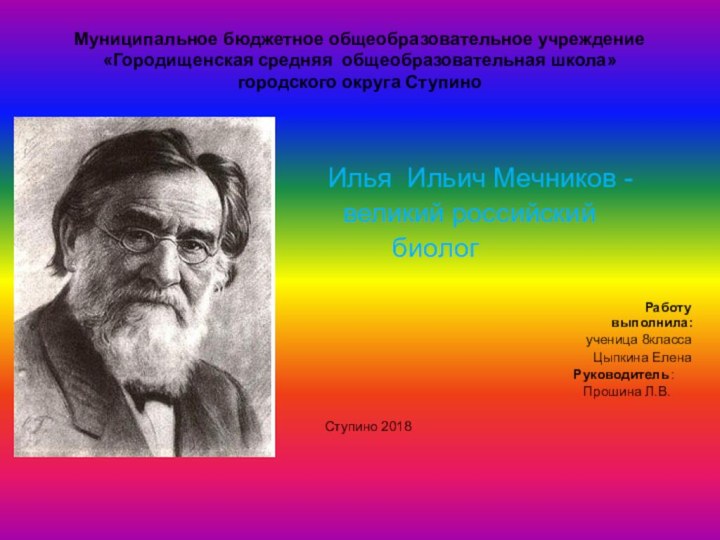 Муниципальное бюджетное общеобразовательное учреждение «Городищенская средняя общеобразовательная школа» городского округа Ступино