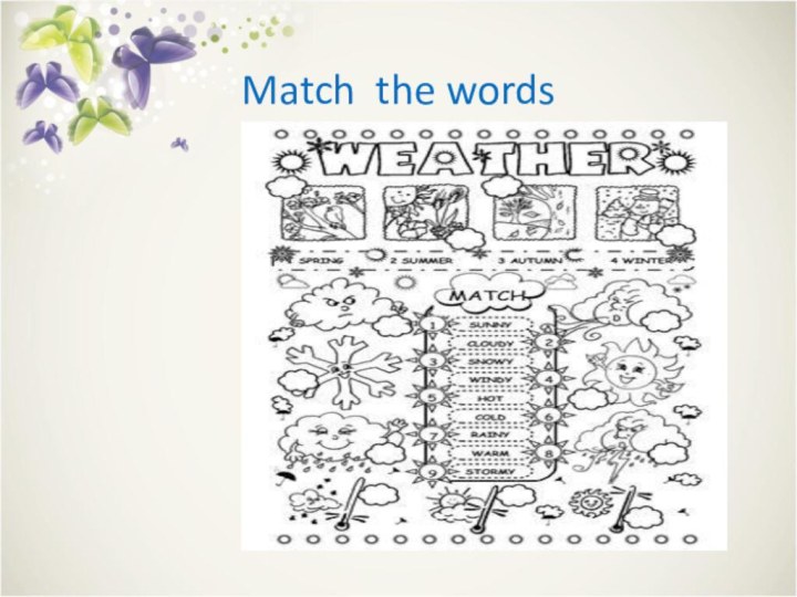 Match the words