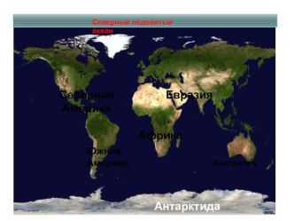 Презентация материки и океаны