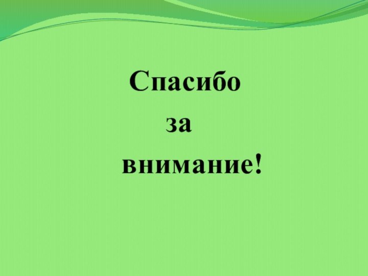 Спасибо    за внимание!