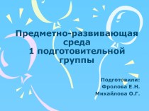 Презентация РППС презентация