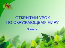 Открытый урок по окружающему миру 3 класс УМК Школа России Царство грибов план-конспект урока по окружающему миру (3 класс)