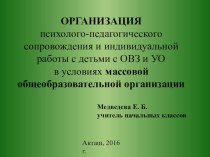 Семинар по детям с ОВЗ презентация к уроку