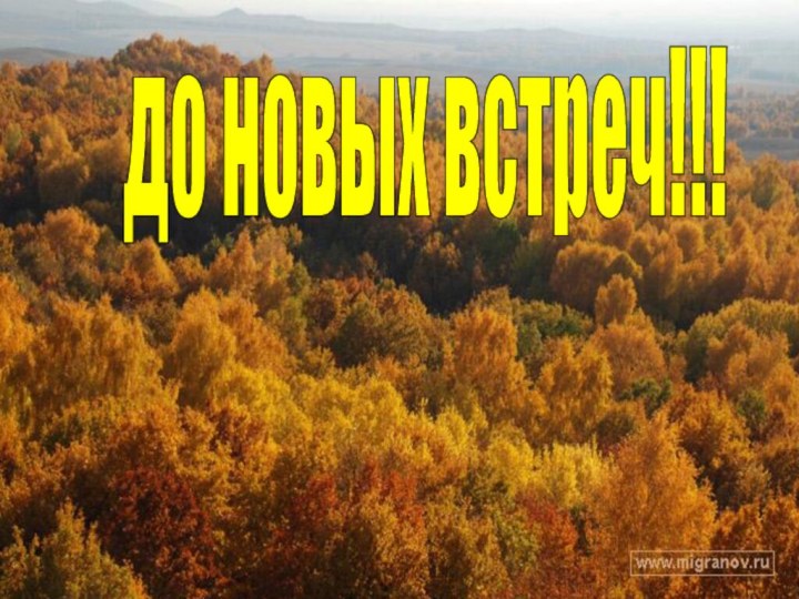 до новых встреч!!!