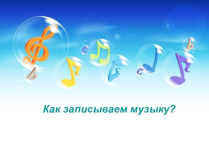 Как записываем музыку?