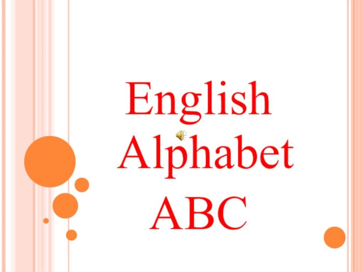 English Alphabet ABC