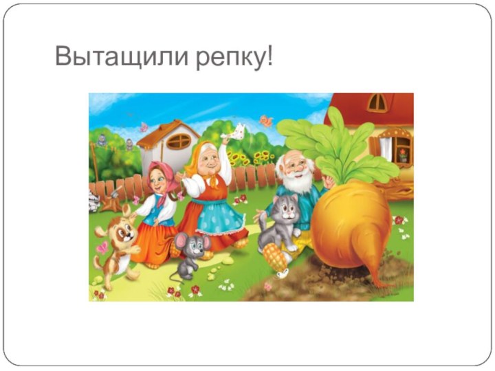 Вытащили репку!