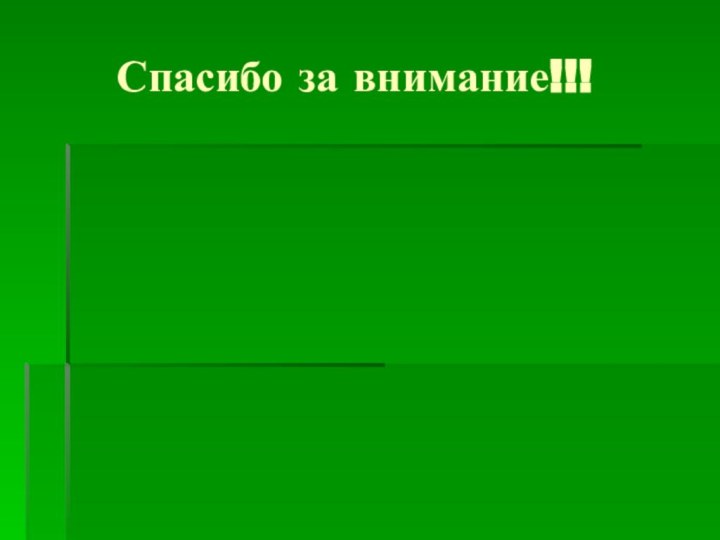 Спасибо за внимание!!!