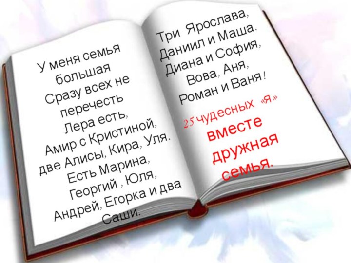 А.С.Пушкин Три Ярослава, Даниил и Маша.Диана и София,Вова, Аня, Роман и Ваня!