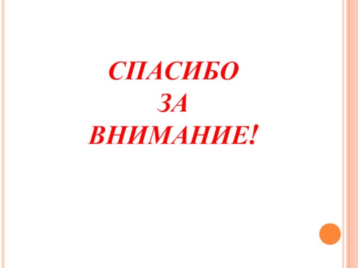 СПАСИБОЗА ВНИМАНИЕ!