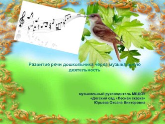 Речь и музыка презентация